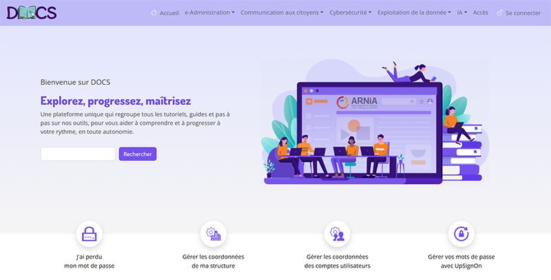 Capture d'écran du nouveau Docs