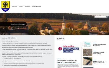Visuel du site d'Aloxe-Corton