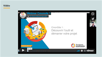 video intégrée à CmonSite
